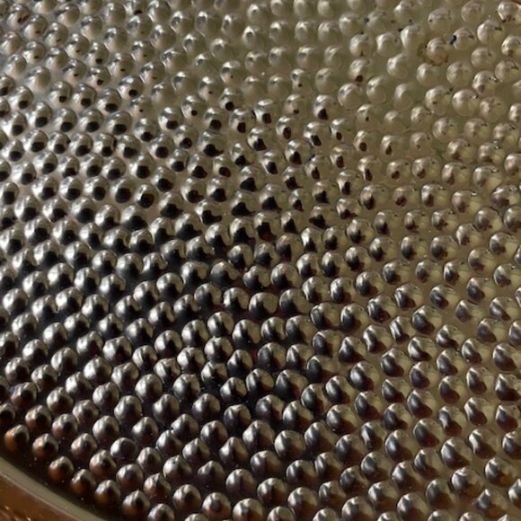 Vintage Coppercraft Guild Hammered Copper Round Tray 12.25" in Diameter - Picture 7 of 9